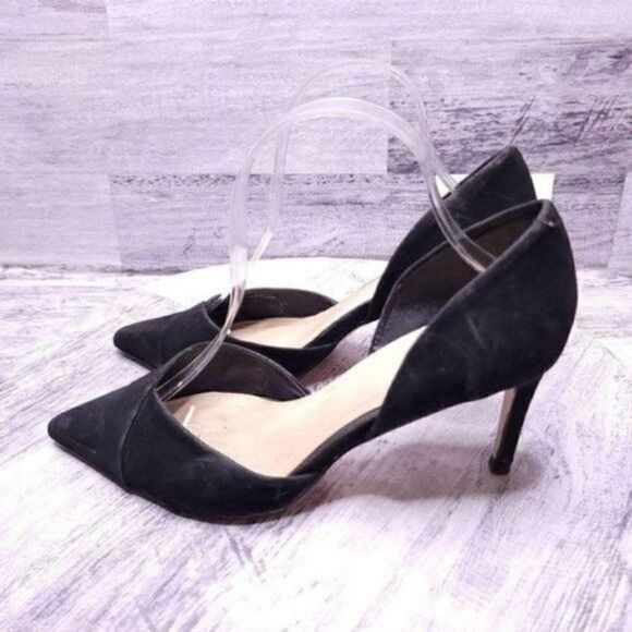 ASOS D'Orsay Pointed Toe Pump Black sz 7 UK Women's sz 9.5 US - Picture 3 of 9